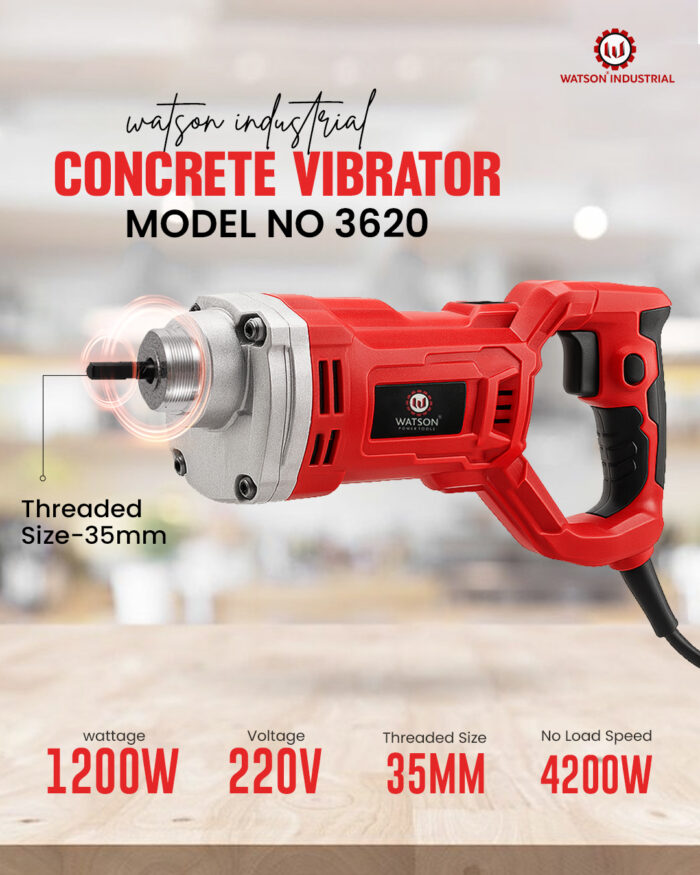 Concrete Vibrator 35mm 3620 - Image 2