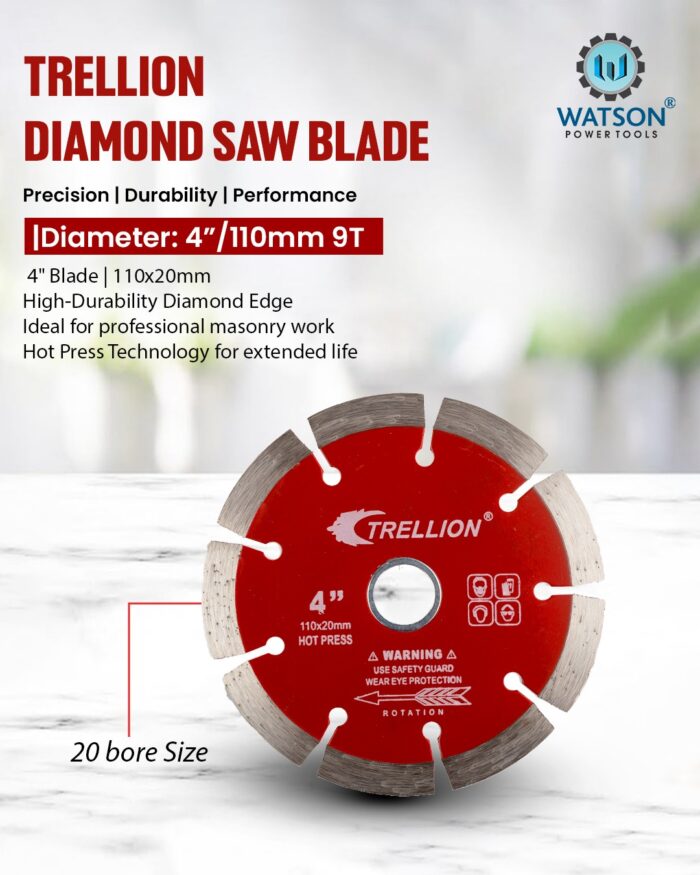 Trellion 4” Diamond Cutting Blade - Image 2